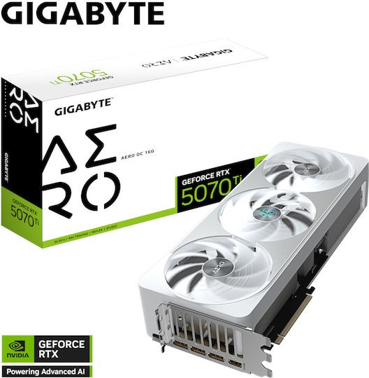 GIGABYTE GeForce RTX 5070 Ti AERO OC 16G